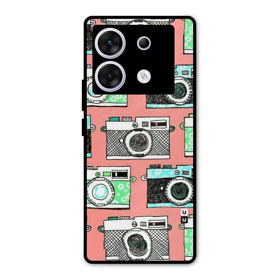 Cam Art Loving Metal Back Case for Infinix Zero 30 5G