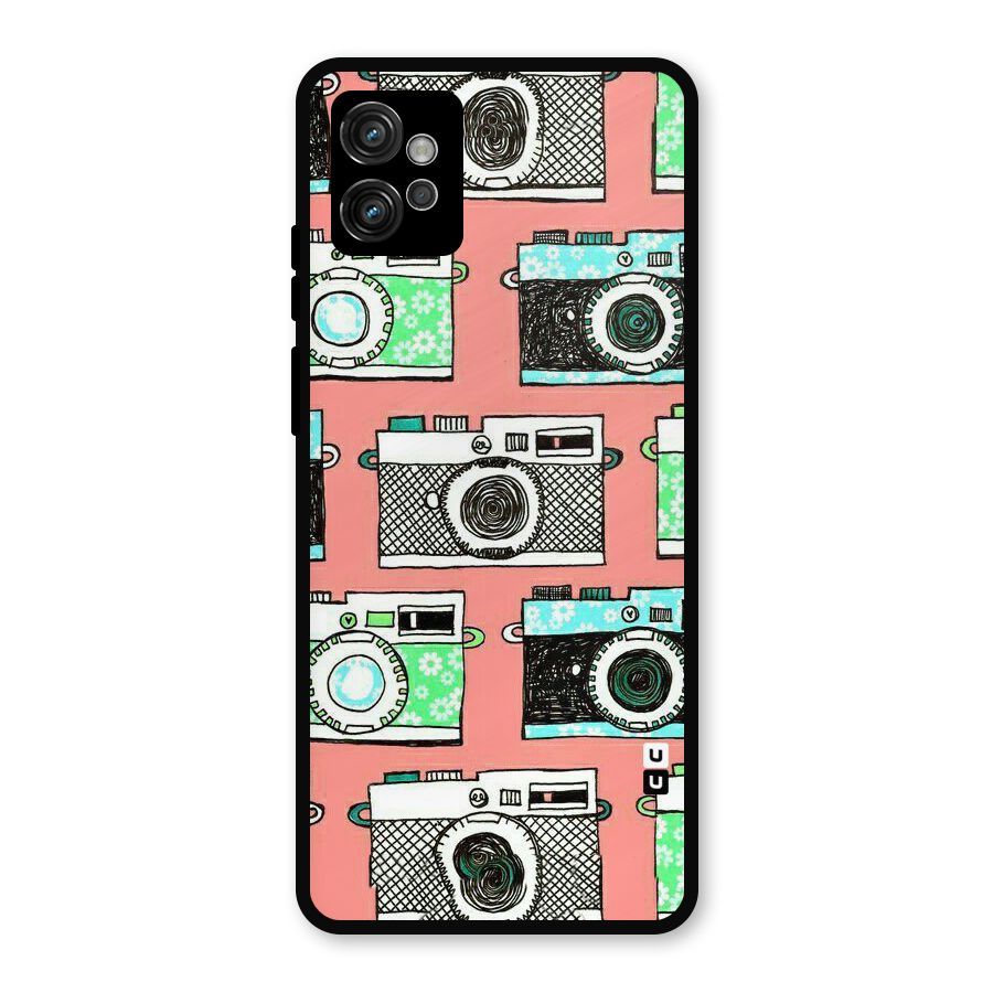 Cam Art Loving Metal Back Case for Moto G32