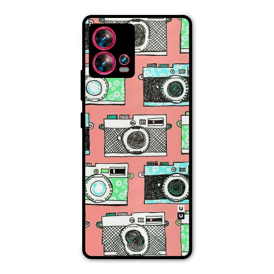 Cam Art Loving Metal Back Case for Motorola Edge 30 Fusion