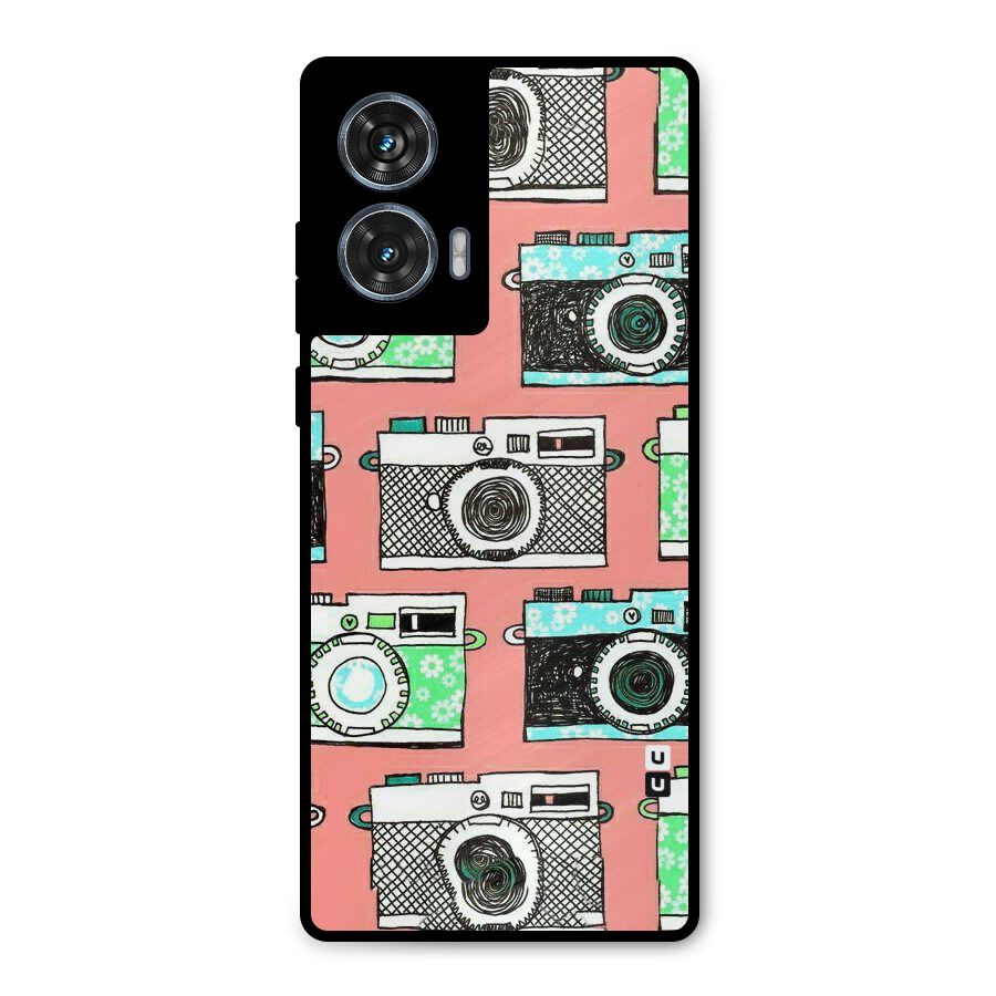 Cam Art Loving Metal Back Case for Motorola Edge 50 Fusion