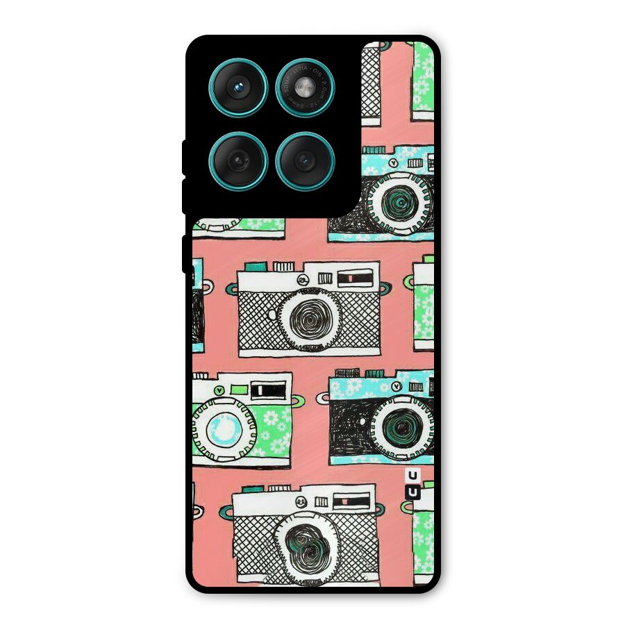 Cam Art Loving Metal Back Case for Motorola Edge 60