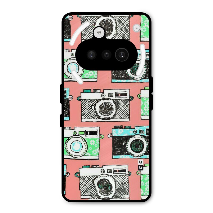 Cam Art Loving Metal Back Case for Nothing Phone 3a