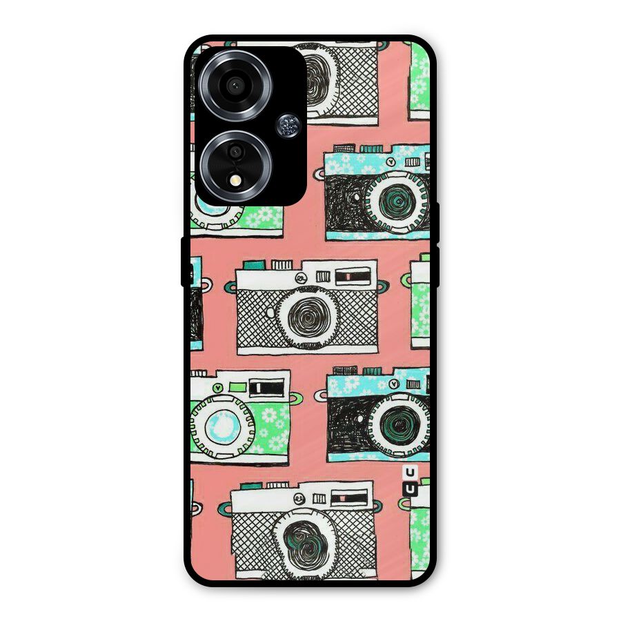 Cam Art Loving Metal Back Case for Oppo A59