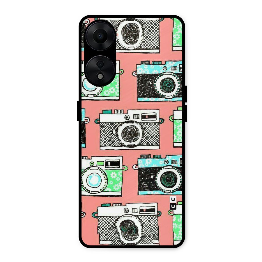 Cam Art Loving Metal Back Case for Oppo A78 5G