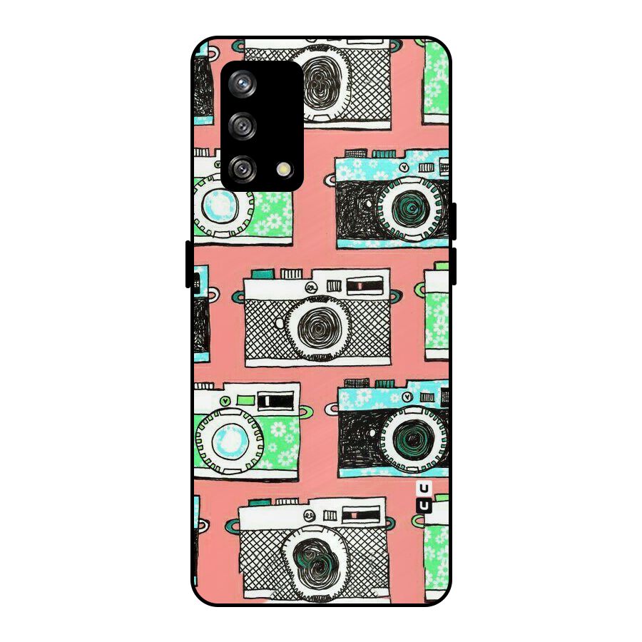 Cam Art Loving Metal Back Case for Oppo F19