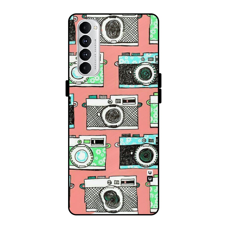 Cam Art Loving Metal Back Case for Oppo Reno4 Pro