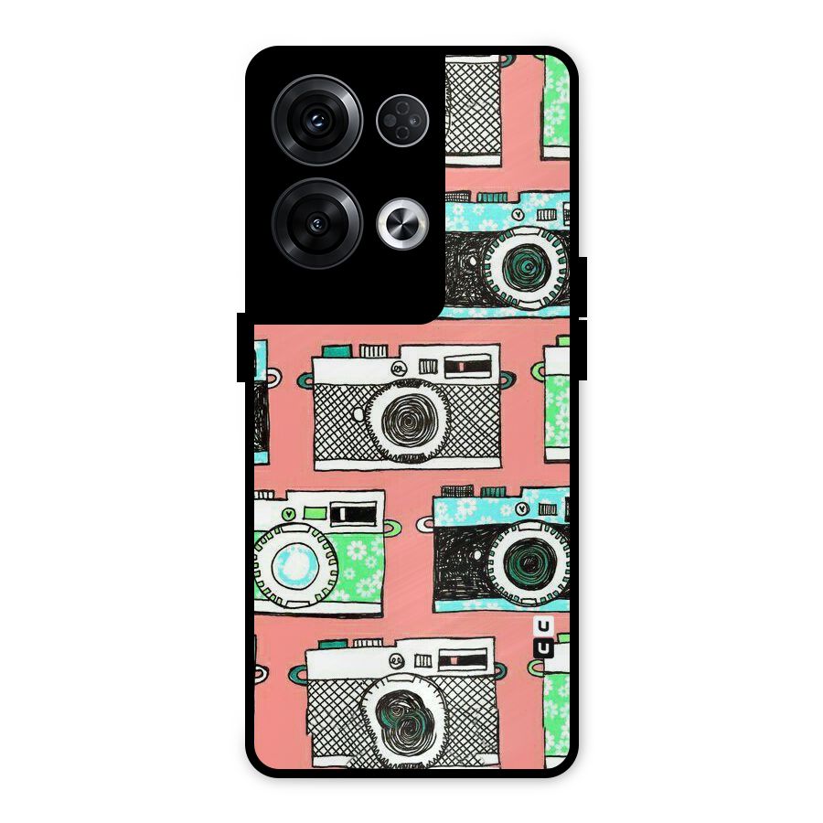 Cam Art Loving Metal Back Case for Oppo Reno8 Pro 5G