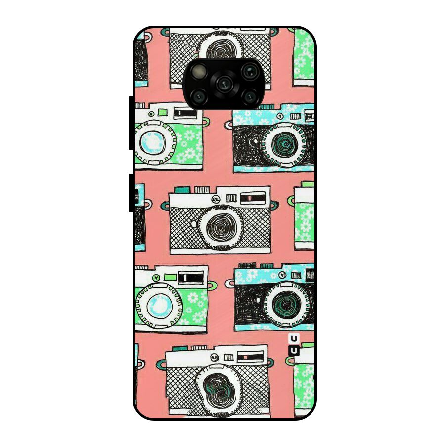 Cam Art Loving Metal Back Case for Poco X3