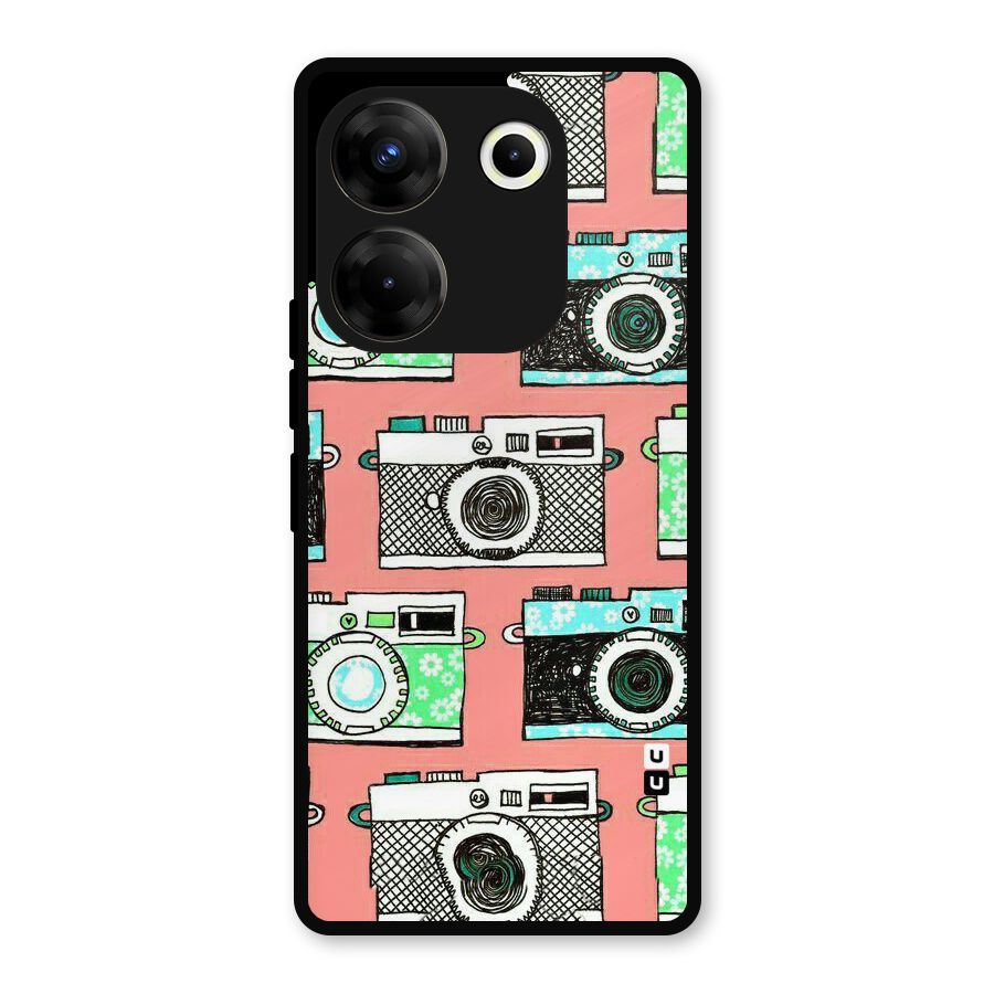 Cam Art Loving Metal Back Case for Tecno Camon 20