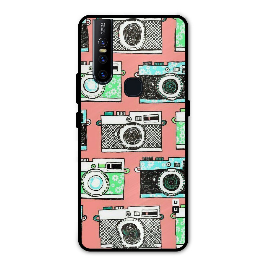 Cam Art Loving Metal Back Case for Vivo V15