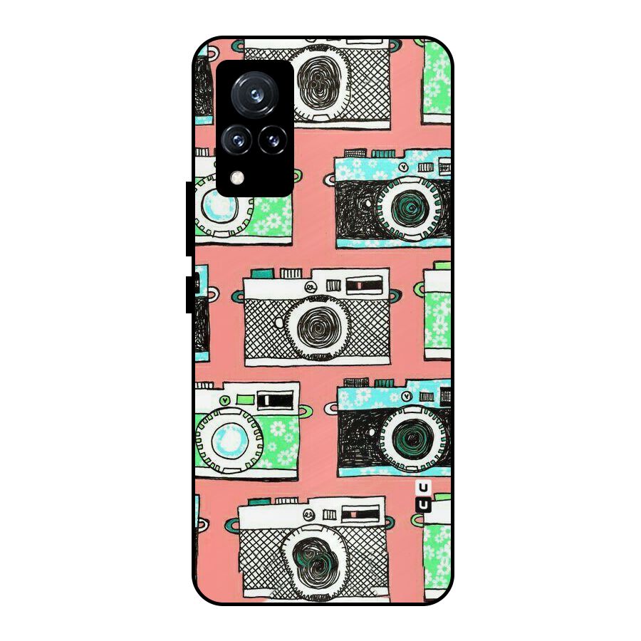 Cam Art Loving Metal Back Case for Vivo V21 5G