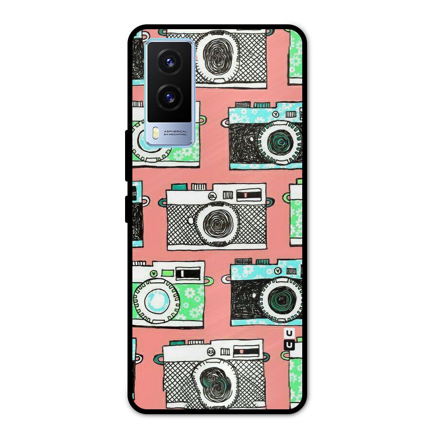 Cam Art Loving Metal Back Case for Vivo V21e 5G