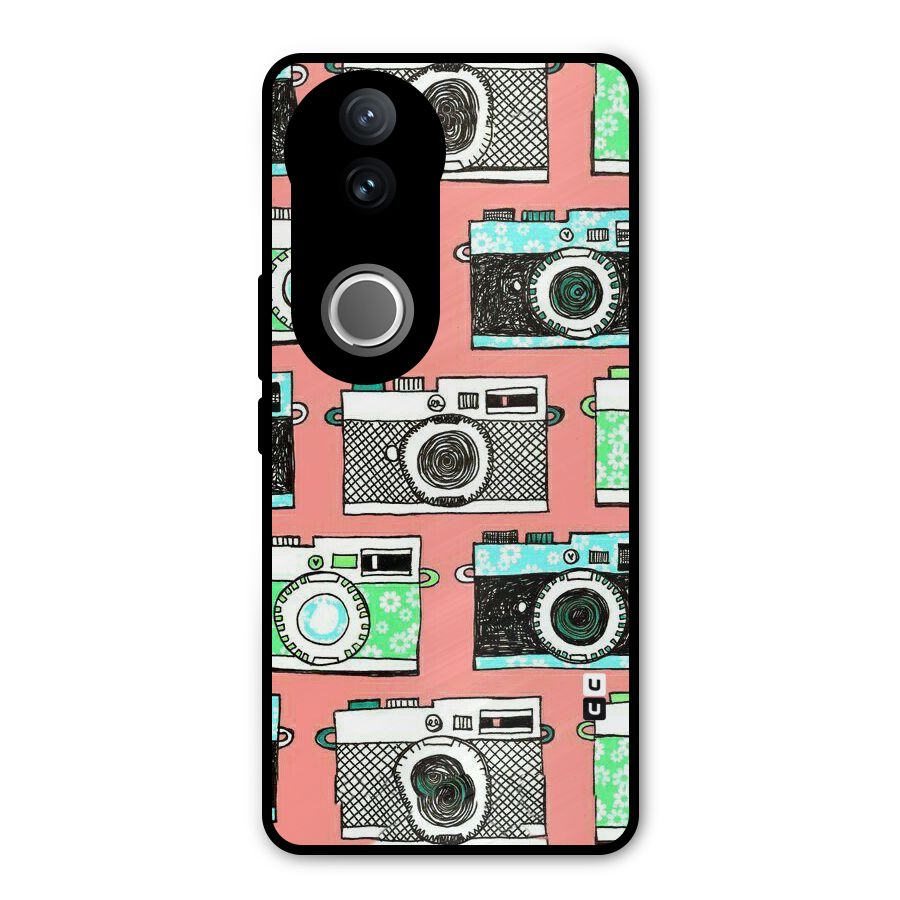 Cam Art Loving Metal Back Case for Vivo V50e