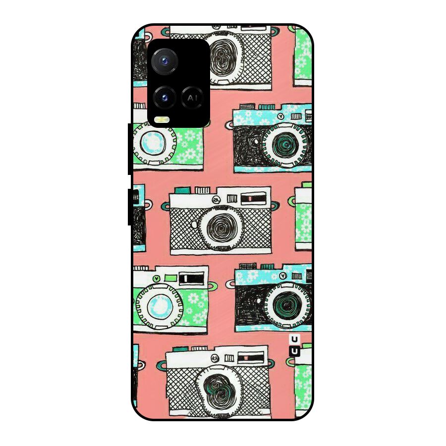 Cam Art Loving Metal Back Case for Vivo Y21