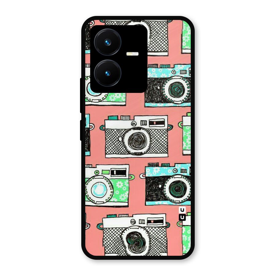 Cam Art Loving Metal Back Case for Vivo Y22