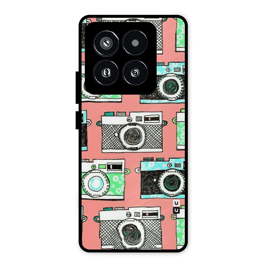Cam Art Loving Metal Back Case for Xiaomi 14 Pro