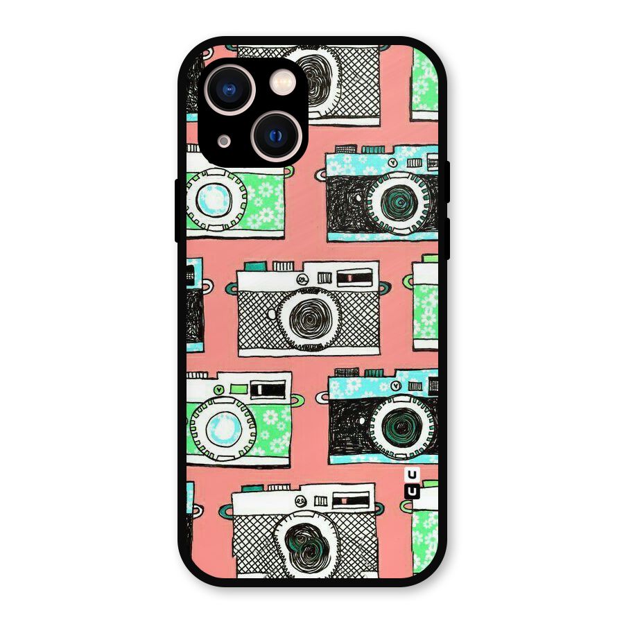 Cam Art Loving Metal Back Case for iPhone 13