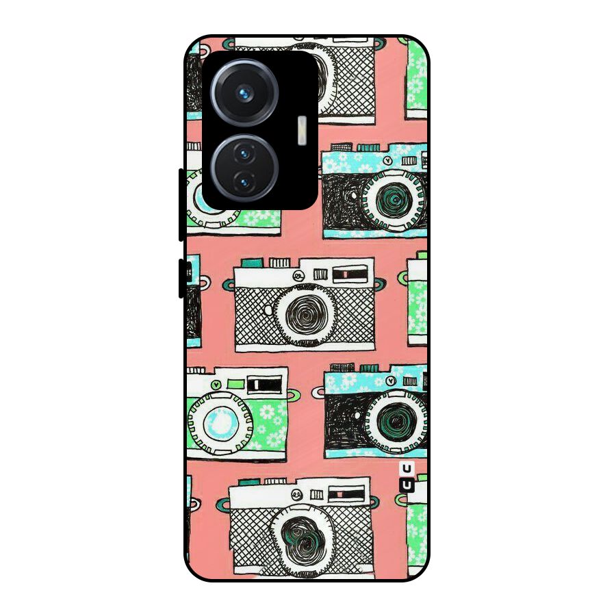 Cam Art Loving Metal Back Case for iQOO Z6 44W