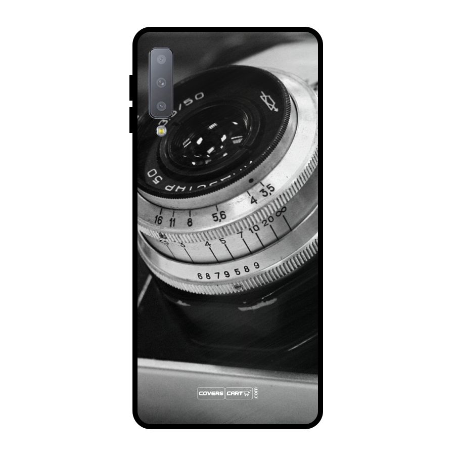 Camera Lens Metal Back Case for Galaxy A7 (2018)