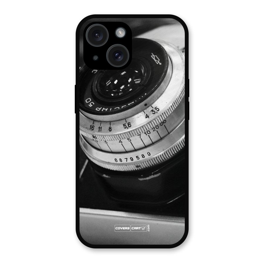 Camera Lens Metal Back Case for iPhone 15