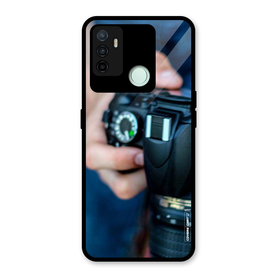 Camera Love Glass Back Case for Oppo A53