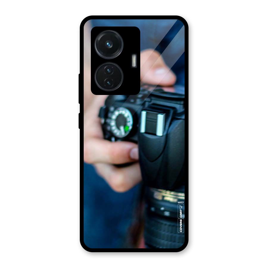 Camera Love Glass Back Case for Vivo T1 44W