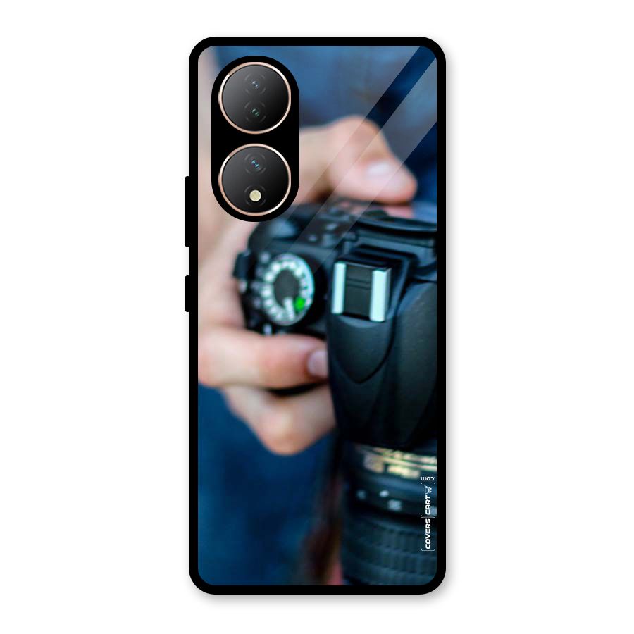 Camera Love Glass Back Case for Vivo Y100A