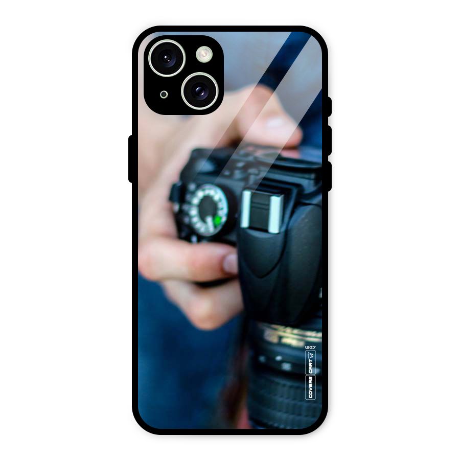 Camera Love Glass Back Case for iPhone 15 Plus