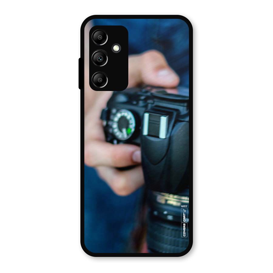 Camera Love Metal Back Case for Galaxy A14 5G
