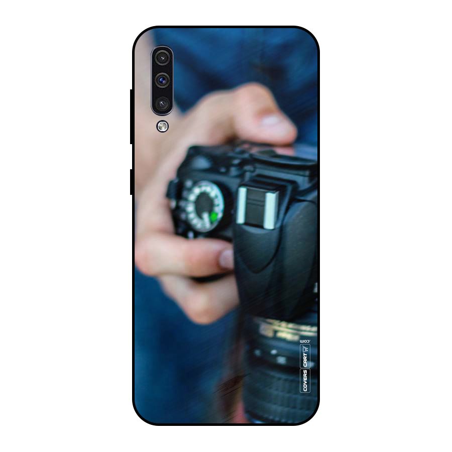 Camera Love Metal Back Case for Galaxy A30s