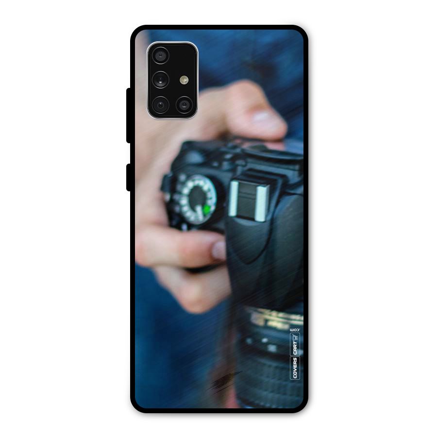 Camera Love Metal Back Case for Galaxy A71