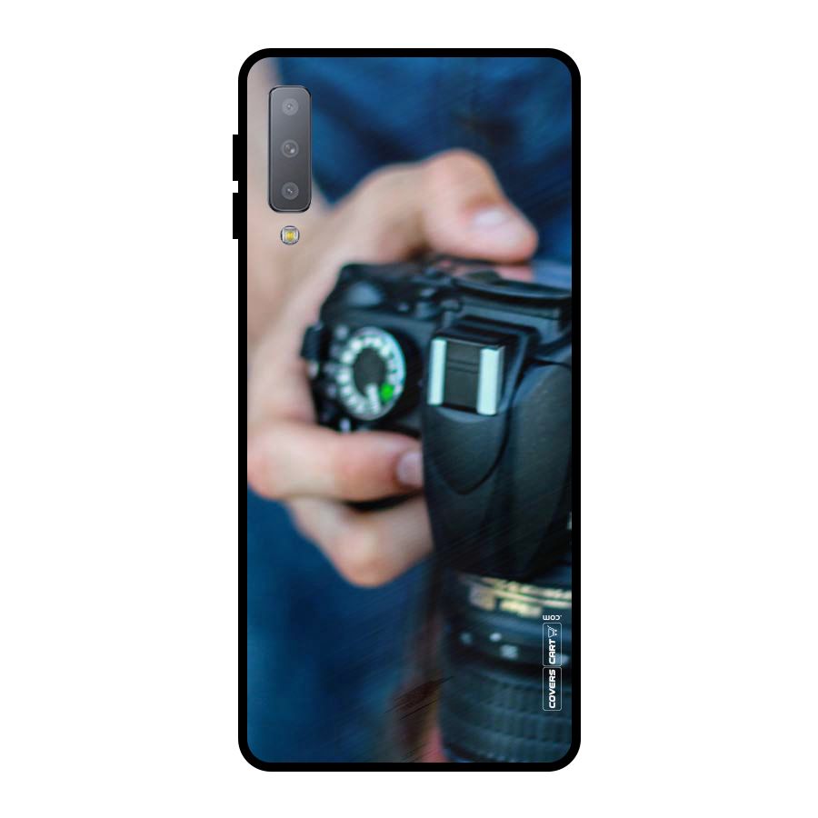Camera Love Metal Back Case for Galaxy A7 (2018)