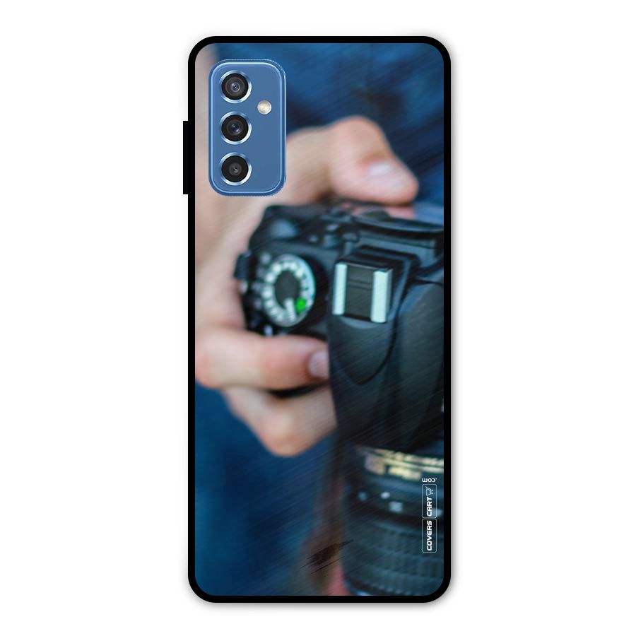 Camera Love Metal Back Case for Galaxy M52 5G
