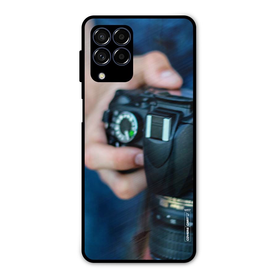 Camera Love Metal Back Case for Galaxy M53 5G