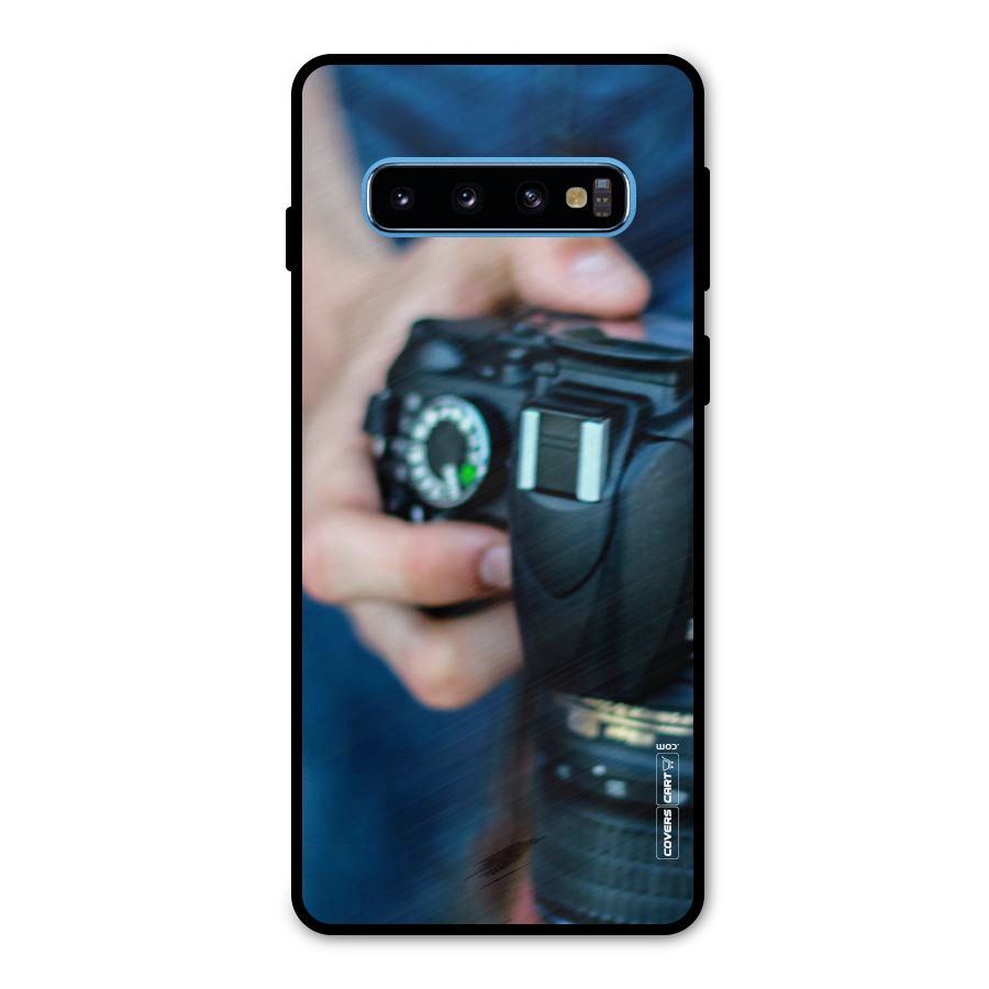 Camera Love Metal Back Case for Galaxy S10