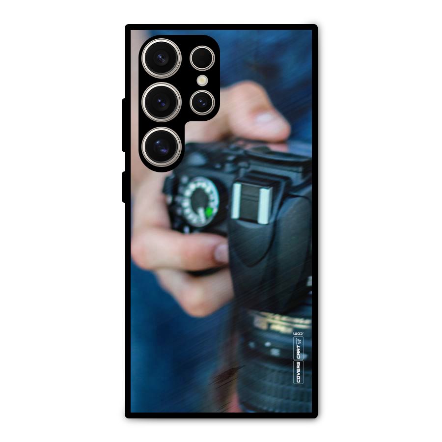 Camera Love Metal Back Case for Galaxy S24 Ultra