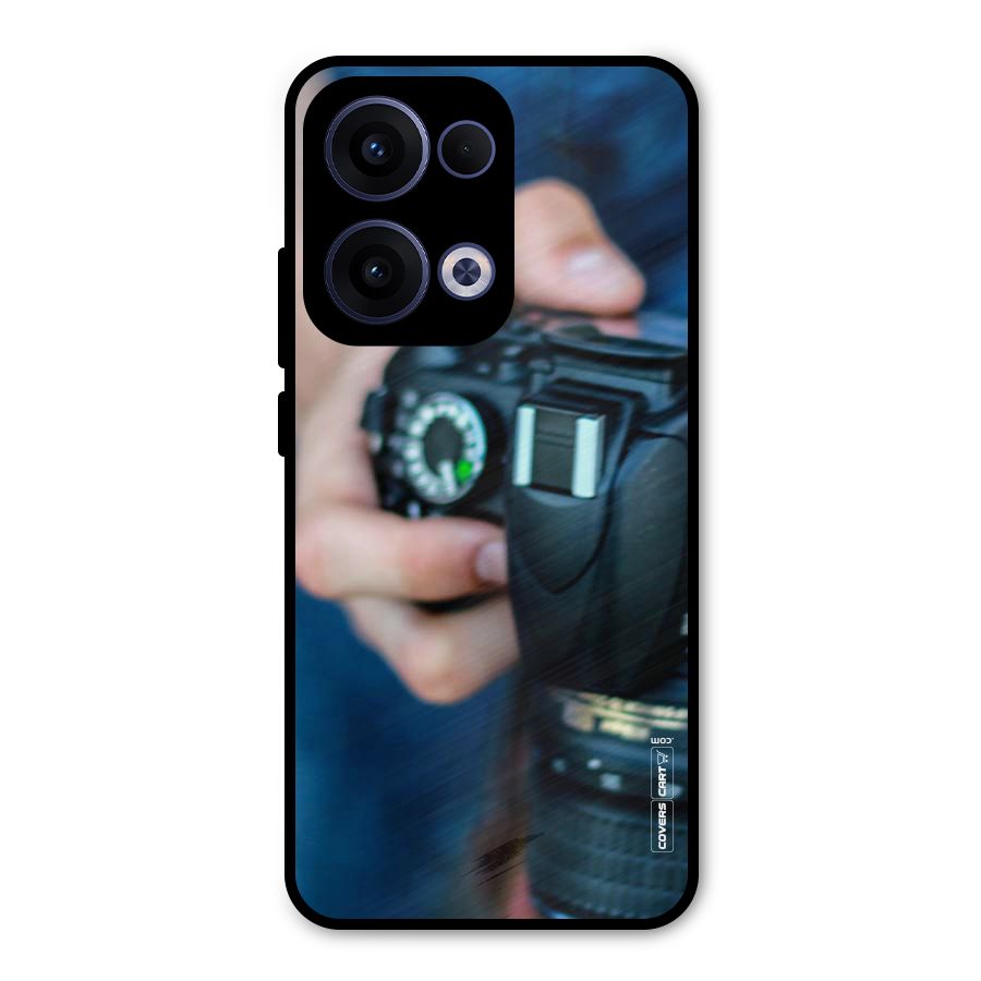 Camera Love Metal Back Case for Oppo Reno13