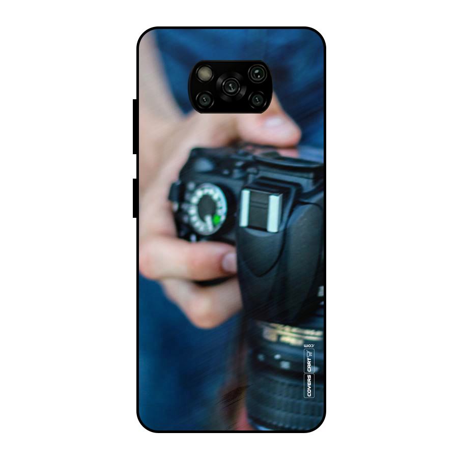 Camera Love Metal Back Case for Poco X3
