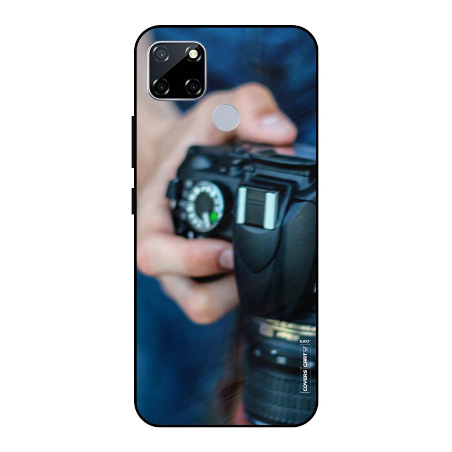 Camera Love Metal Back Case for Realme Narzo 30A