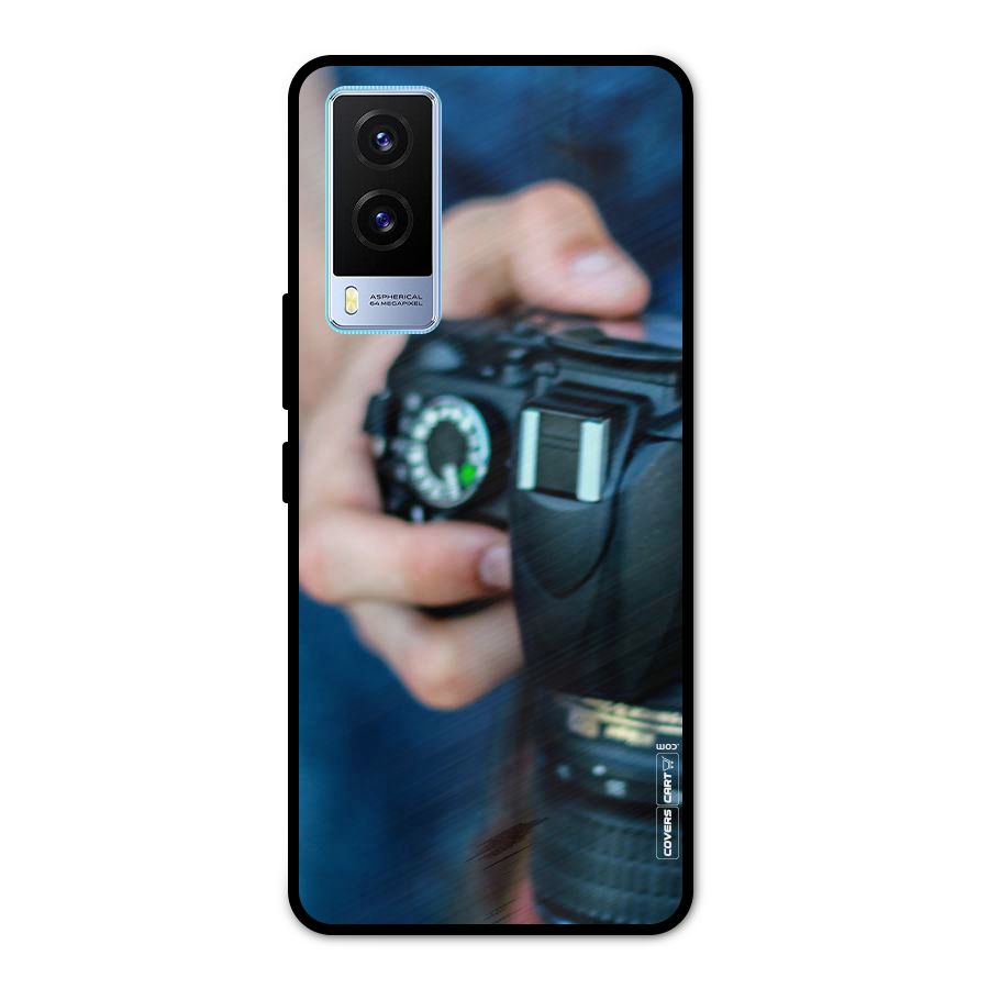 Camera Love Metal Back Case for Vivo V21e 5G