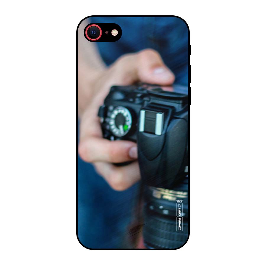 Camera Love Metal Back Case for iPhone SE 2020