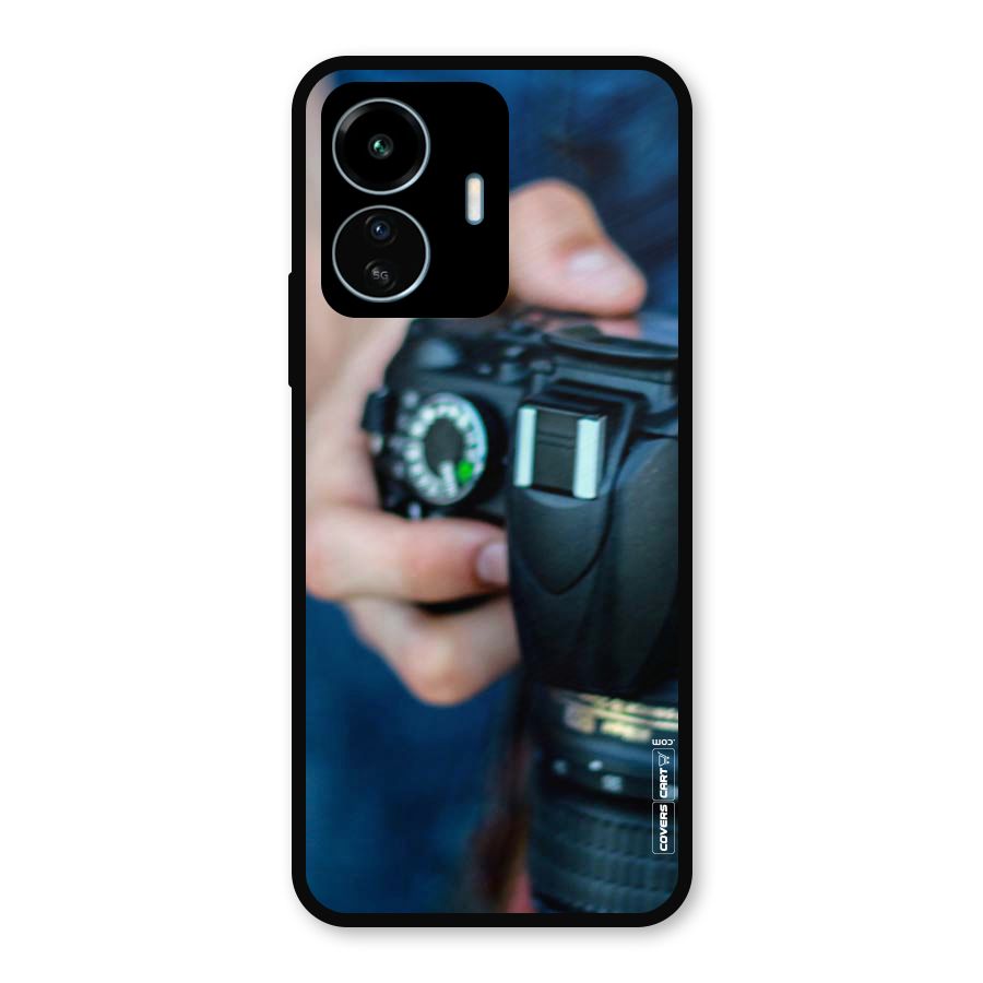 Camera Love Metal Back Case for vivo iQOO Z6 Lite 5G