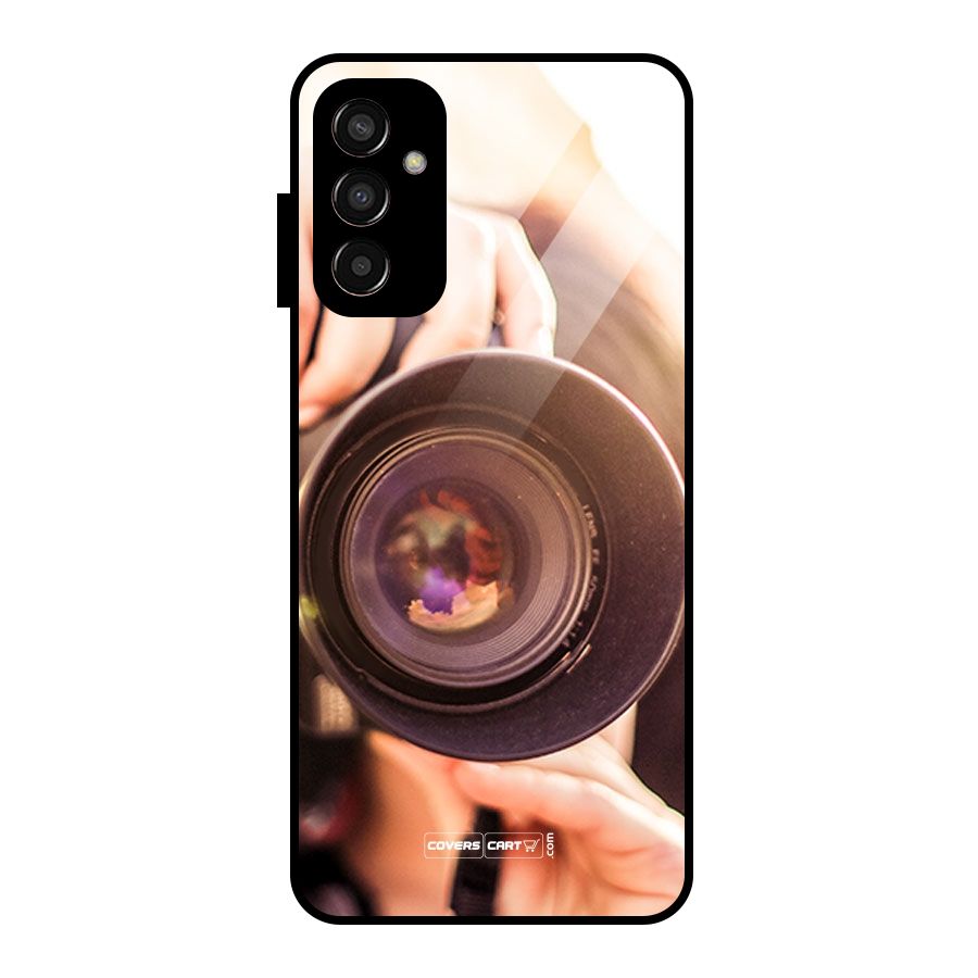 Camera Lovers Glass Back Case for Galaxy F13