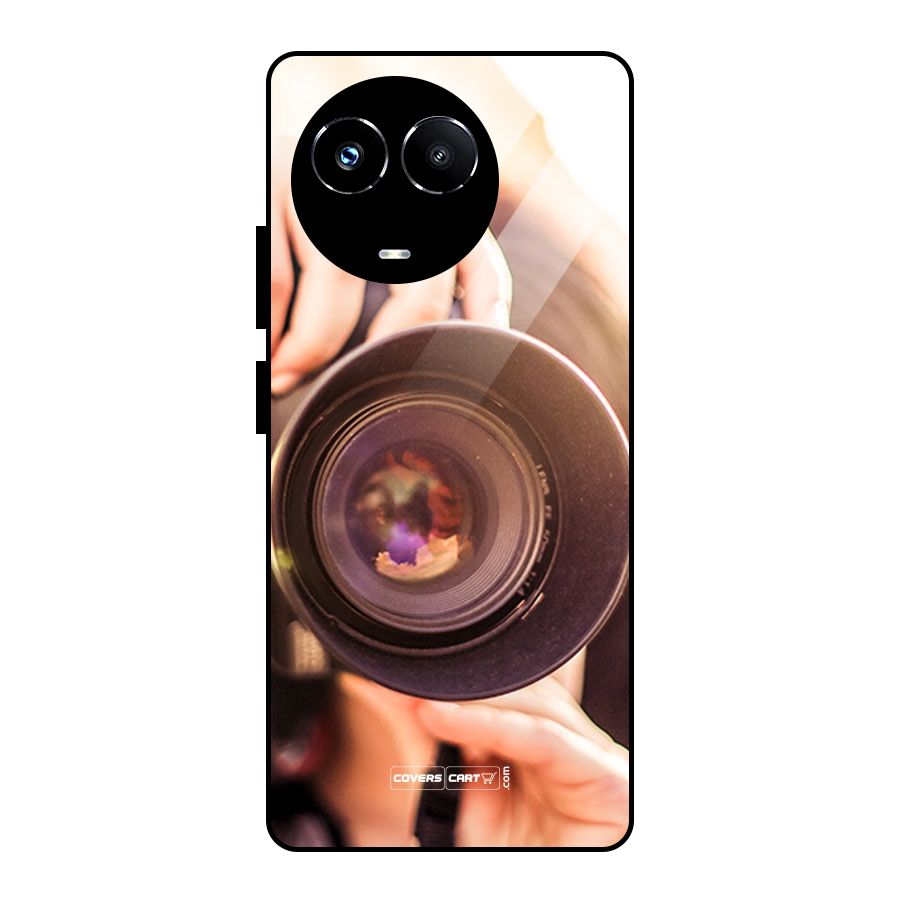 Camera Lovers Glass Back Case for Realme 11X