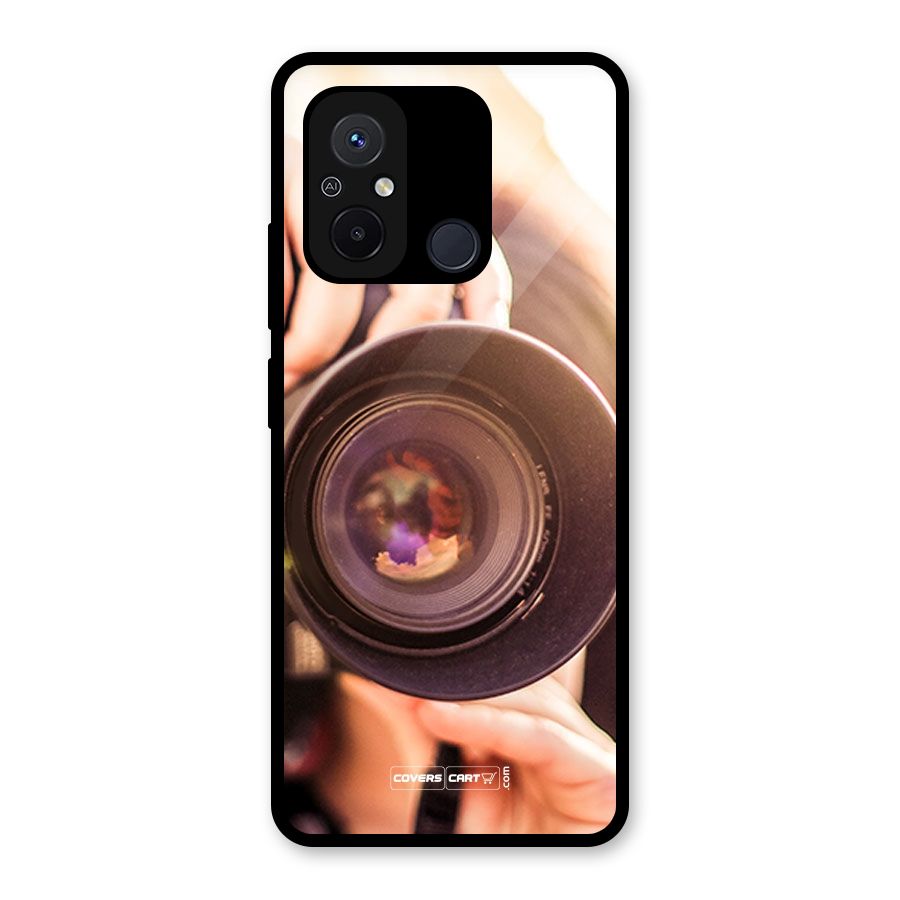 Camera Lovers Glass Back Case for Redmi 12C