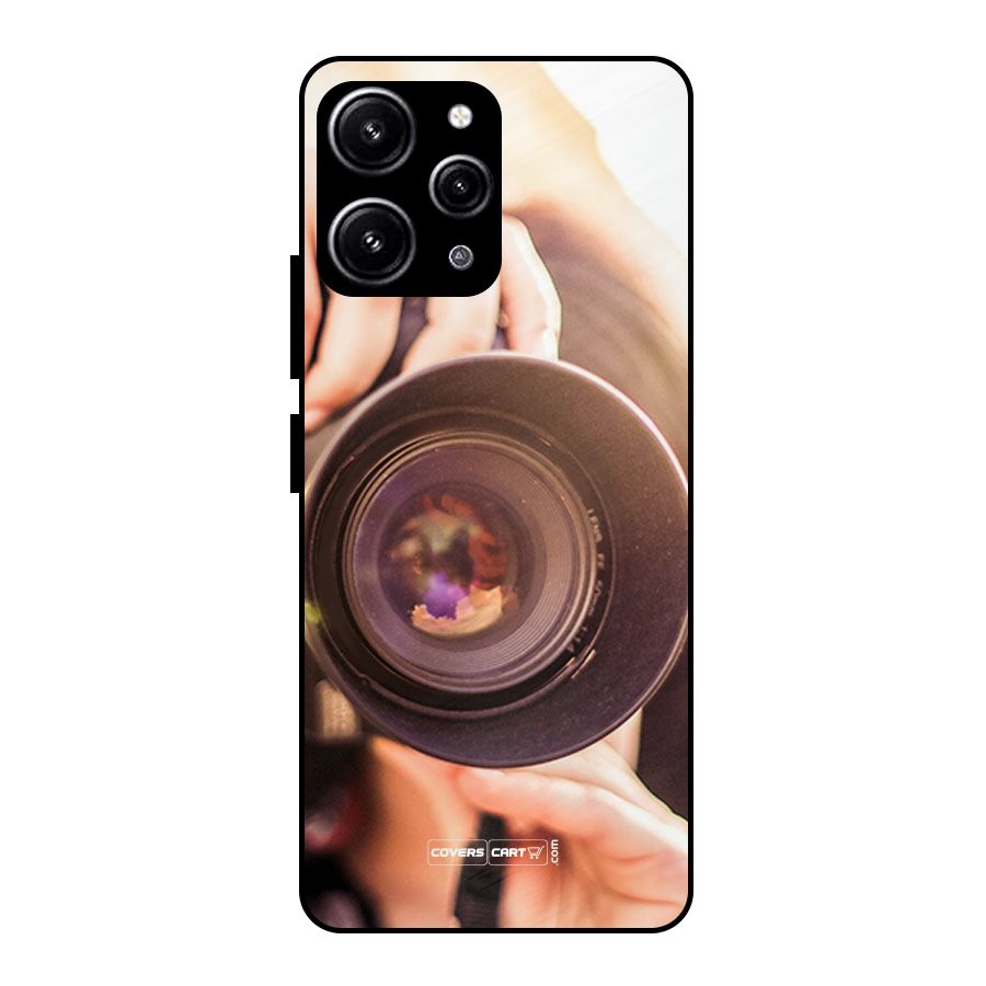 Camera Lovers Glass Back Case for Redmi 12 4G