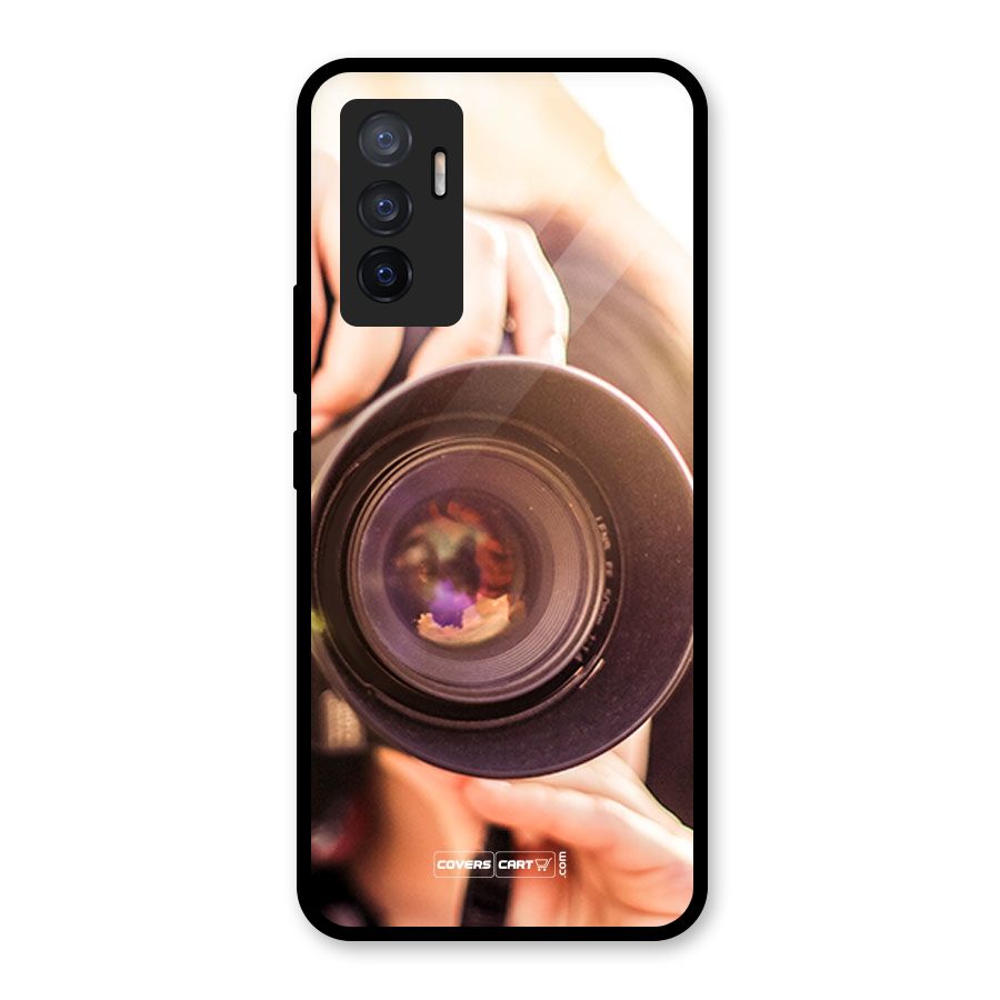 Camera Lovers Glass Back Case for Vivo V23e