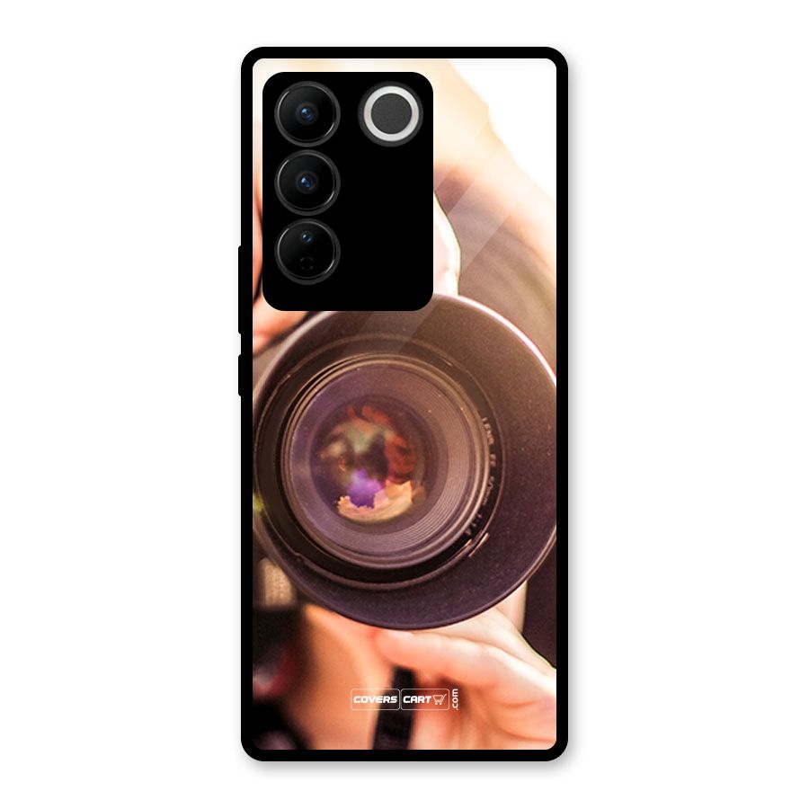 Camera Lovers Glass Back Case for Vivo V27 Pro