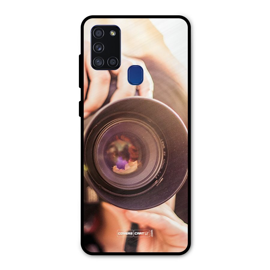 Camera Lovers Metal Back Case for Galaxy A21s