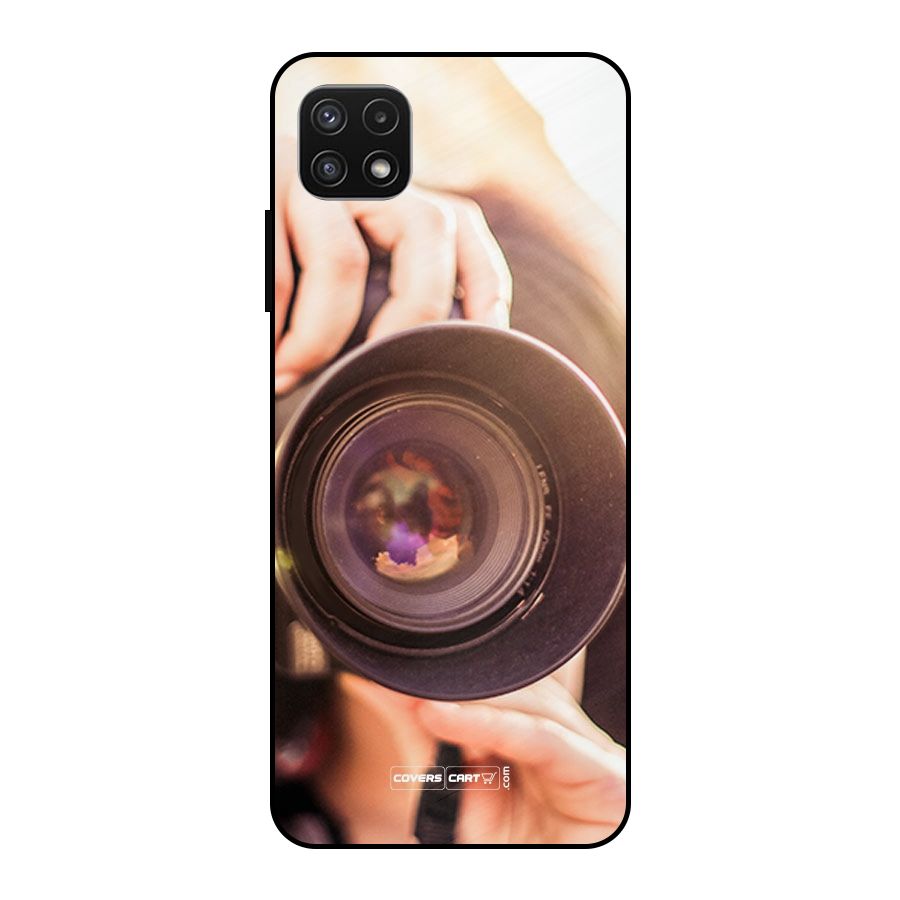 Camera Lovers Metal Back Case for Galaxy A22 5G